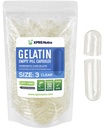 XPRS Nutra Taille 3 Capsules vides - 1000 Compte Capsules de gélatine vides - Pills Bricolage Capsule Remplissage - Gel de Pilule de Bovine pure Cap rempli pour Do-It-Youlf Vitamines et Suppléments