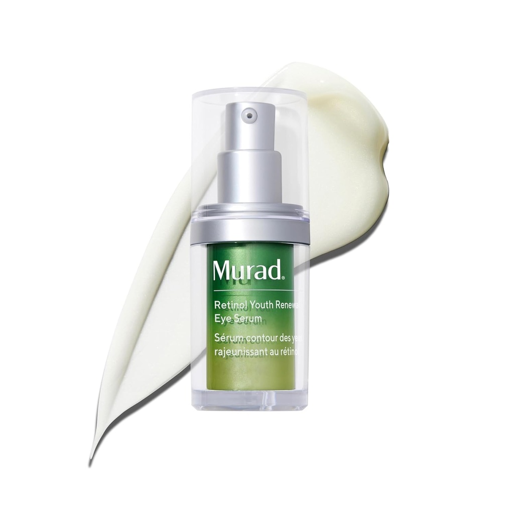 Murad Retinol Jeugdhernieuwing Eye Serum - Retinol Eye Serum Verbetert zichtbaar Undereye Puffiness Dark Circles en vermindert de verschijning van fijne lijnen, zacht genoeg voor nachtelijk gebruik - 0,5 oz