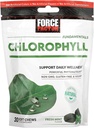 FORCE FACTOR Chlorofyl Zachte Kauwen Antioxidanten Supplement om lichaam Odor te verminderen, bevorderen verse adem, non-GMO, Gluten-vrij, en Veganistisch, verse munt smaak, 30 zachte kauwen, Groen
