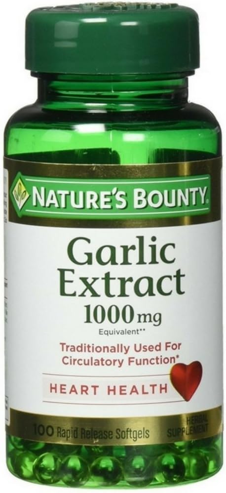 Bounty Knoflook 1000 mg Rapid Release 100 Odorless Softgels