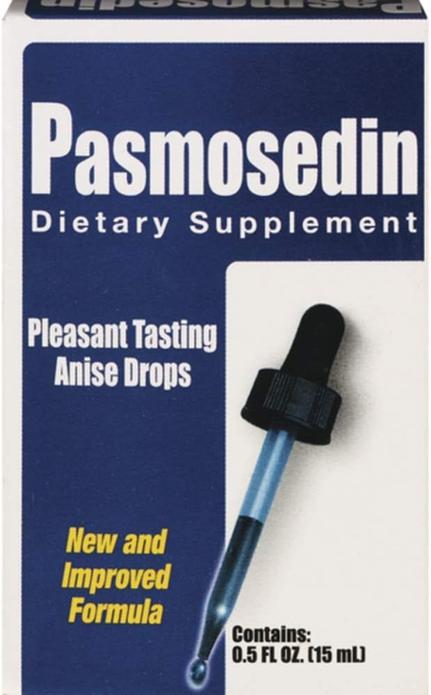 Pasmosedin gouttes digestives, aide à la digestion, aide à la congélation et au gaz 0,5 Fl Oz/paquet de 1