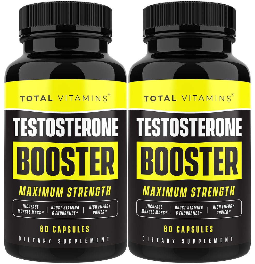 Testosteron Booster - Testosteron Supplement voor mannen - Mannelijke Enhancement Supplementen - Testosteron Booster voor mannen Alpha Pillen voor Test Boost Max Spiergroei, Libido, Energie en Uithoudingsvermogen Pillen