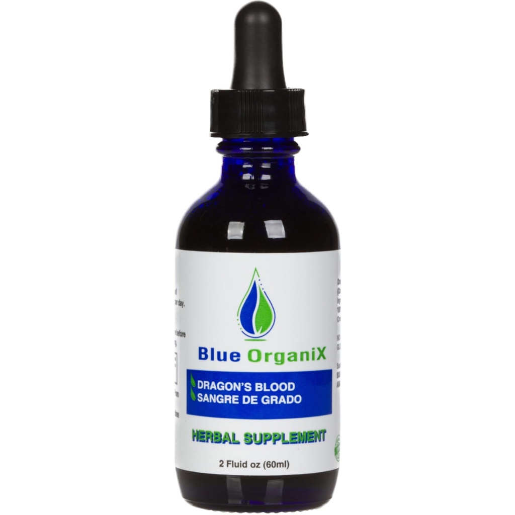 Afwijkende Gums Ondersteuning Dragon's Blood 2 Oz Liquid Sangre de Grado, 100% Raw Croton Lechleri, Sangre de Drago, 1 fles