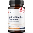 Designs for Health ArtroSoothe Supreme - Joint Support Supplement for Adults with Glucosamine Sulfate, Quercetin, Green Lipped Mussel, MSM, Chinese Skullcap + More - Non-GMO (120 Capsules)