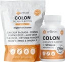 enlivern Gentle Colon Cleanse Detox Pillen voor dagelijkse ondersteuning Natuurlijke kruiden Formule met Aloe, engember & Ginger Ondersteunt gewichtsverlies, Regularity & Digestief Gezondheid 