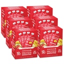 Designer Wellness Protein Smoothie, Real Fruit, 12g Protéines, Faible Carb, Zéro Sucre ajouté, Sans gluten, Non-OGM, Pas de Couleurs ou d'arômes artificiels, Banane de fraise, 24 Compte