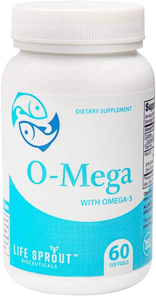 O-Mega met EPA/DHA Enteric Omega-3 vetzuren - 60 capsules