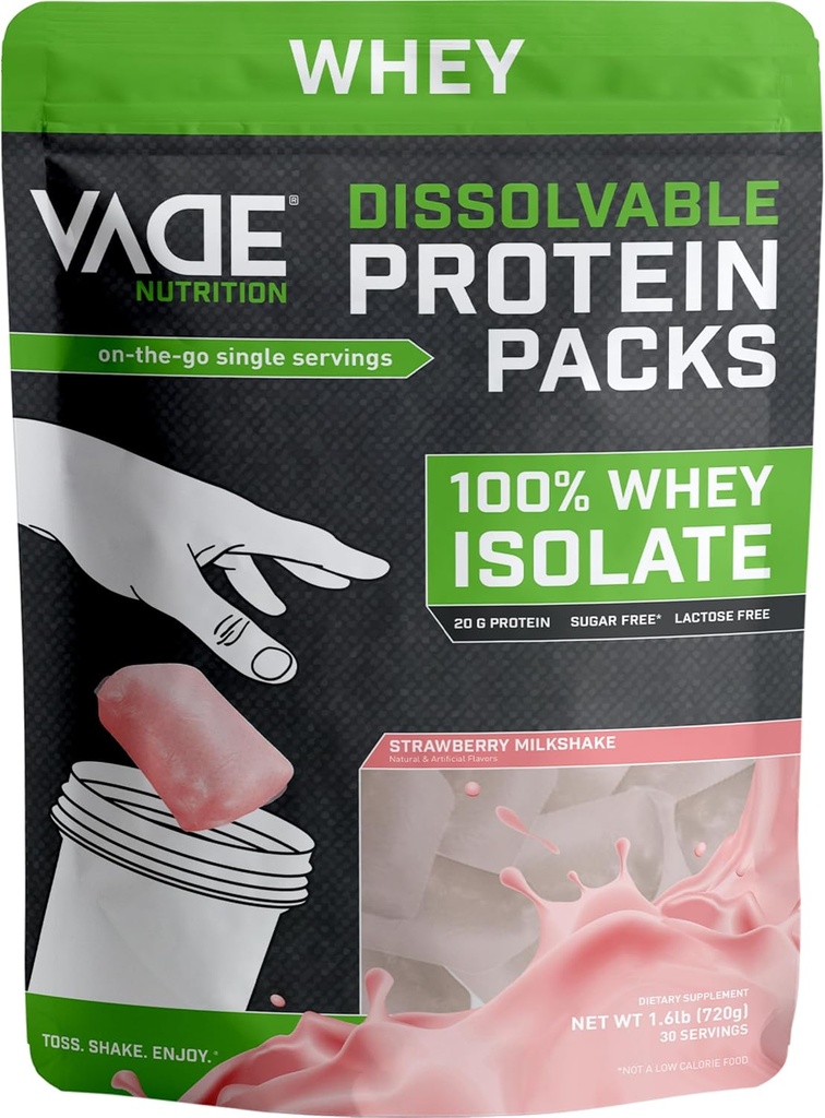 VADE Nutrition Dissolveable Protein Packs 