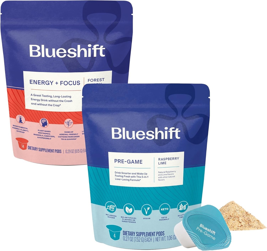 Blueshift Energy + Focus 14 Pack en Pre-Game 14 Pack Bundle