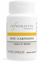 Thérapeutique intégrative Zinc-Carnosine - Soutien de la santé digestive et gustative* - Soutien du tract IG* - Soutien de la santé immunitaire* - Facile à avaler - Vegan, sans gluten et sans lait - 60 capsules (60 portions)