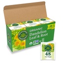 Traditionele Medicijnen Thee, Biologische Dandelion Leaf & Root, Ondersteunt Nierfunctie & gezonde spijsvertering, 48 Theezakken (3 verpakkingen)