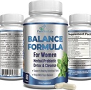Balance Complex voor vrouwen - voor Vaginale Gezondheid, Herbal Detox & Cleanse, Vaginale Probiotica, Ondersteunt gezonde Intestinale Flora, Helpt met Gist Infecties 60 Capsules