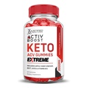 Justified Laboratories Activboost Keto Acv Gummies Extreme 2000MG Active Boost Keto Gummies Apple Cider Vinegar Activ Boost samengesteld met Granaatappel Beet Juice Powder B12 Vegan Non GMO 60 Gummys