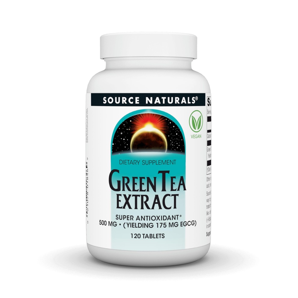 Bron Naturals Groene Thee Extract 500 mg Super Antioxidant - 120 tabletten