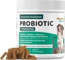 Wellnergy Daily Probiotic & Prebiotics Soft Chew for Dogs & Cats - Digestieve ondersteuning voor diarree, constipatie, verstoorde maag, spijsvertering en gas - helpt spijsvertering, Allergie Huid & Immune Health 70ct
