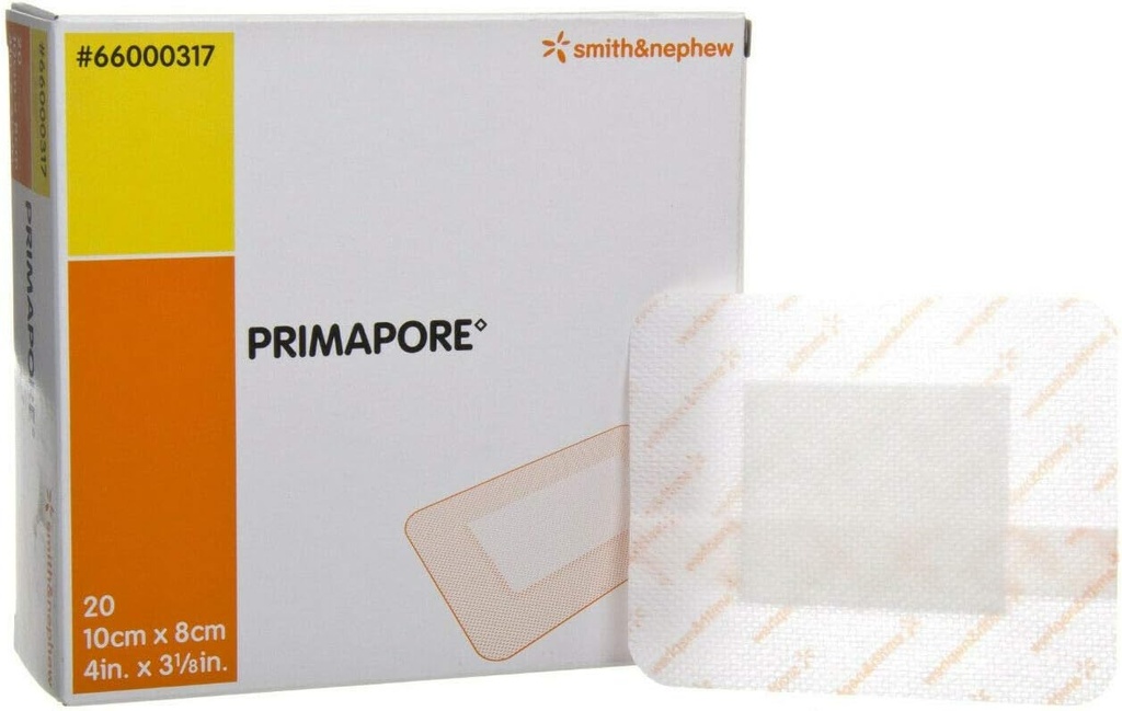 Primapore dressing 4 x 3.125 in./box van 20