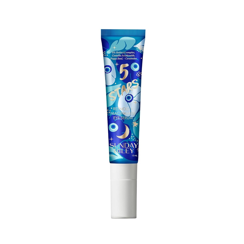 Zondag Riley 5 Sterren Retinol + Niacinamide Anti Aging Eye Serum Dark Circles en Rimpeloog Cream