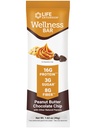 Life Extension Wellness Bar (Peanut Butter Chocolate Chip) – 16 g de protéines, 8 g de fibre, 3 g de sucre – Cacao Chocolate Chips, Whey Protein Isolate Blend – Snack Bars, sans gluten – Individuellement
