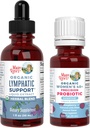 MaryRuth Organics Probiotic Digestion (framboise) pour les femmes 40+ & Lymphatic Cleanse Drops (déchets de nettoyage)