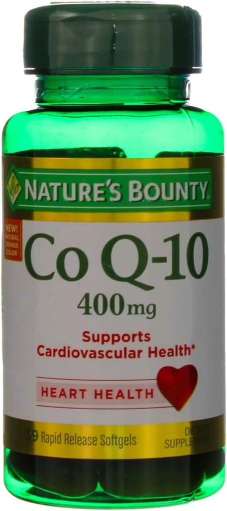 Bounty Cardio Q10, Co Q-10 400 mg Softgels 39 ea (verpakking van 2)