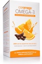 Coromega Omega 3 Fish Oil Supplement, 650mg Omega-3s met 3X betere absorptie dan Softgels, Chocolate Orange Flavor, 90 Single Serve Squeeze Packets