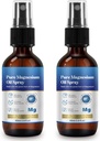 Generieke 2 Fl Oz Magnesium Oil Spray - Pure & Organic - High Concentration Magnesium - Non-GMO, Glutenvrij - Makkelijk te absorberen - 2pc