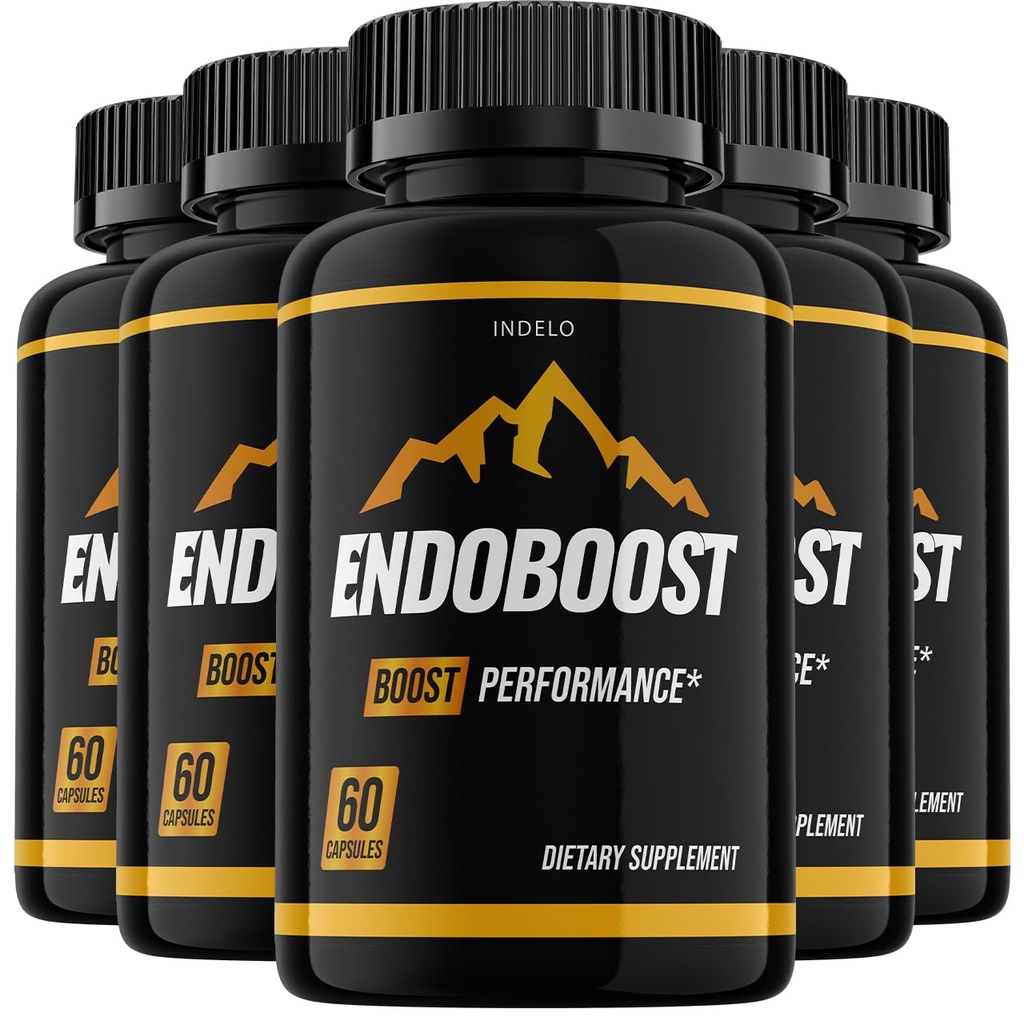 Endoboost voor mannen, Endoboost Advanced Performance Supplements, Endoboost Performance, Endobost Reviews (5 Pack - 300 Capsules)