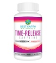 Best Earth Naturals Time Release Cafeïne met L-tyrosine, Vitamine B6, Vitamine B12, Thiamine & More - Energiesupplement voor vrouwen en mannen - 40 Tel.