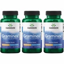 Swanson Maximum Strength Graminex Flower Pollen Extract - Soutient la santé de la prostate, la fonction urinaire et les reins - Supplément santé des hommes - (60 Capsules, 500 mg chacun) (3 Pack)