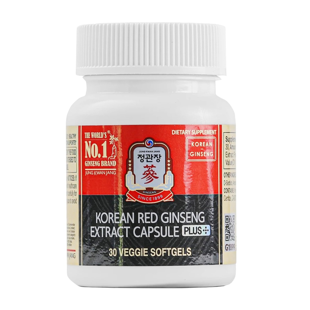 JungKwanJang Korean Red Ginseng Extract Capsules Plus 
