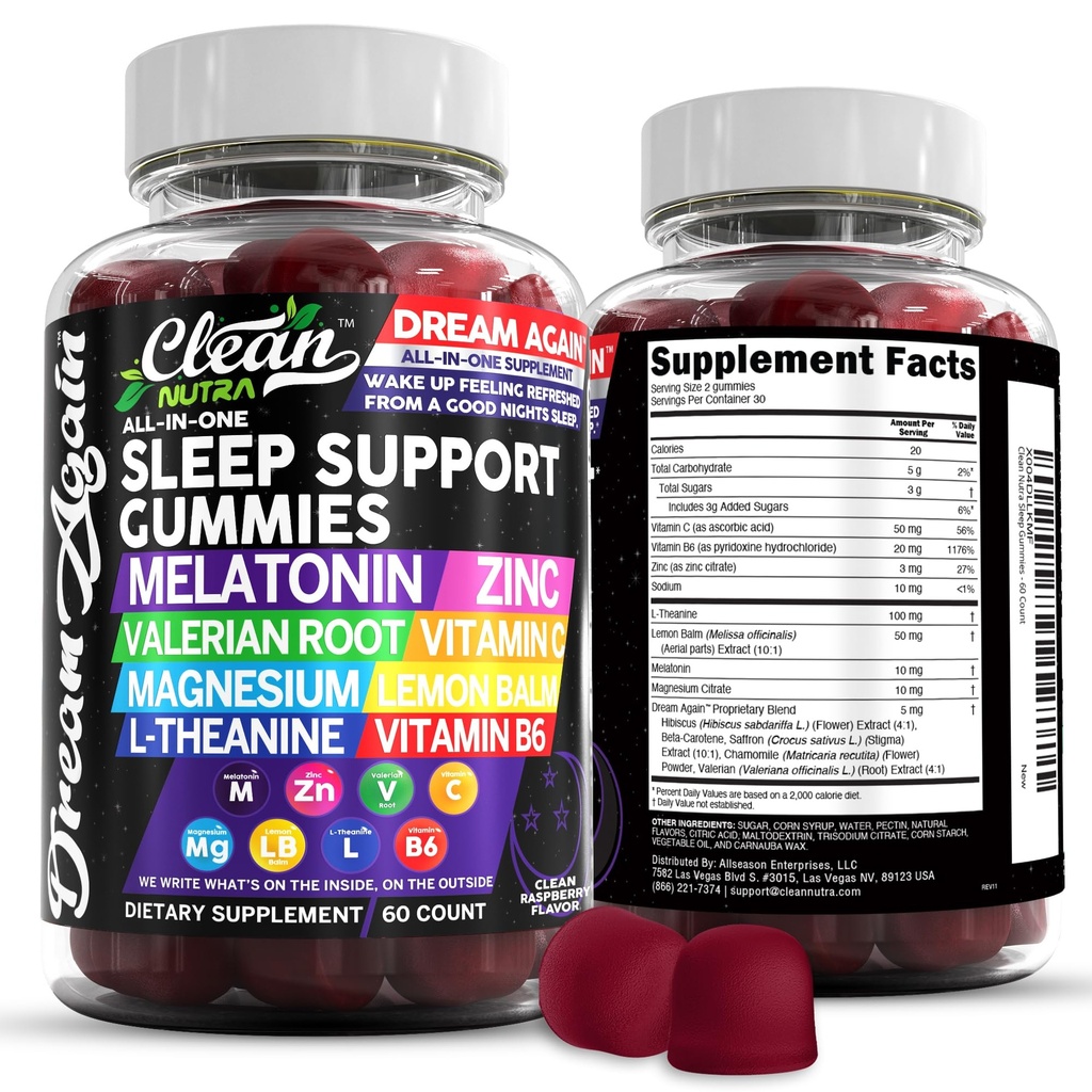 Schoon Nutra Melatonine Gummies 10mg 