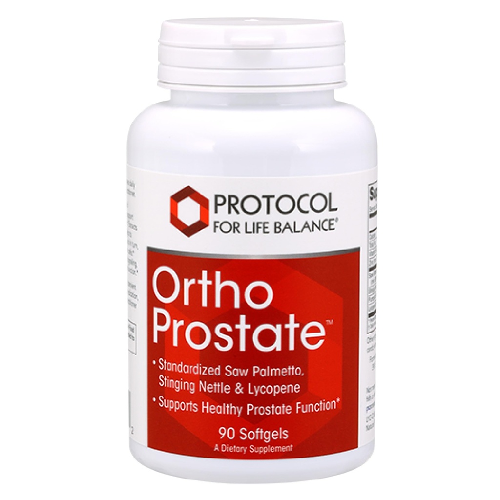 Protocol Ortho Prostaat - Mannen Prostaat Gezondheid Supplement* - met Saw Palmetto Extract, Stinging Brandnetel Extract & Zink Gluconaat - 90 Softgels