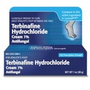 Taro Crème antifongique au chlorhydrate de terbinafine 1% - Athlètes Crème de pied extra-forte, soulage les démangeaisons et les brûlures, guérit la plupart des athlètes pied, jock démangeaisons et ver à anneaux 1 oz