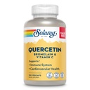 SOLARAY Quercetin Bromelain & Vitamine C, Système immunitaire, Sinus, Soutien de l'activité respiratoire et antioxydante, Vegan, 500mg de Quercetin & 1,235mg de VIT C, 60 jours de garantie, 75 portions, 150 VegCaps