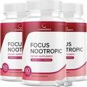 IDEAL PERFORMANCE (3 Pack) Cognience Focus Nootrope Memory Booster Supplement Pillen (180 Capsules)
