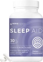 NERVE RENEW Slaaphulp - Dieetsupplement voor betere slaap - 30 capsules - werkt snel - Voorzichtige all-natuurlijke kruiden en vitamine Formule met Melatonine, Magnesium, Zink, Aminozuren, Herb Extracten