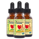 ENFANT ESSENTIELS Echinacea pour les enfants - Enfants Echinacea gouttes, teinture liquide, supplément sans alcool pour les bébés, les tout-petits, les enfants - Orange naturelle, 1 Fl Oz (paquet de 3)