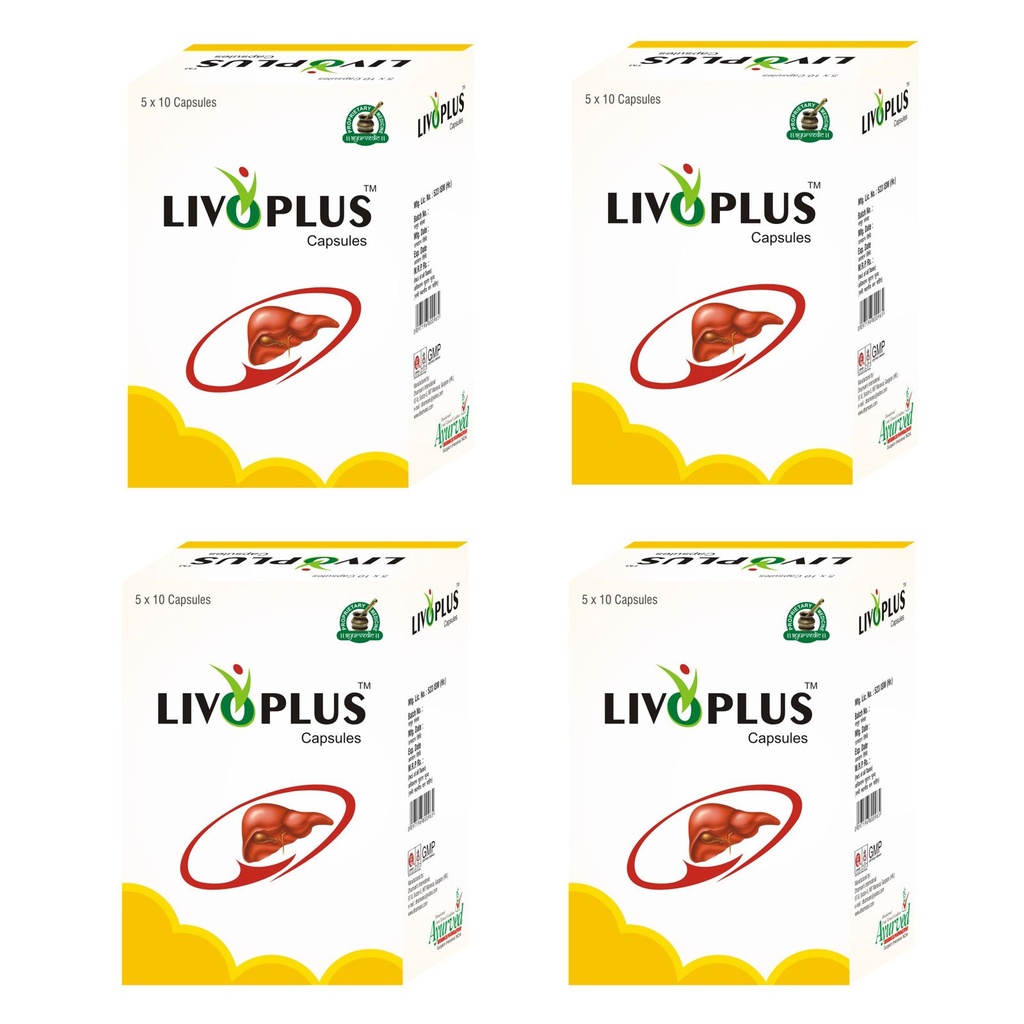 Livoplus Liver Health Supplement, Natuurlijke Lever Reiniging, Detox & Reparatie Pure Kruiden Formule voor mannen en vrouwen - 200 Capsules