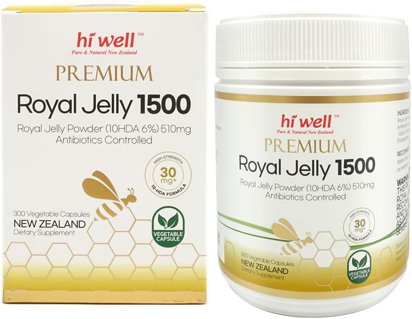 Hoi Well Premium Royal Jelly 1500 300VegeCapsules