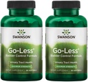 Swanson Go-Less Bladder Control Formula - Bevordert Urinaire Track Gezondheid en gezonde blaas Ondersteuning - Natuurlijke supplement voor volwassenen met pompoenzaad Extract - (90 Softgels) 2 Pack