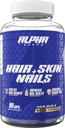 Alpha Supps haar, huid en nagels supplement voor vrouwen - levendige HSN gezondheid en kracht met biotine, collagen, en vitaminen ter ondersteuning van haargroei, dikte en huidstraling - 90 capsules