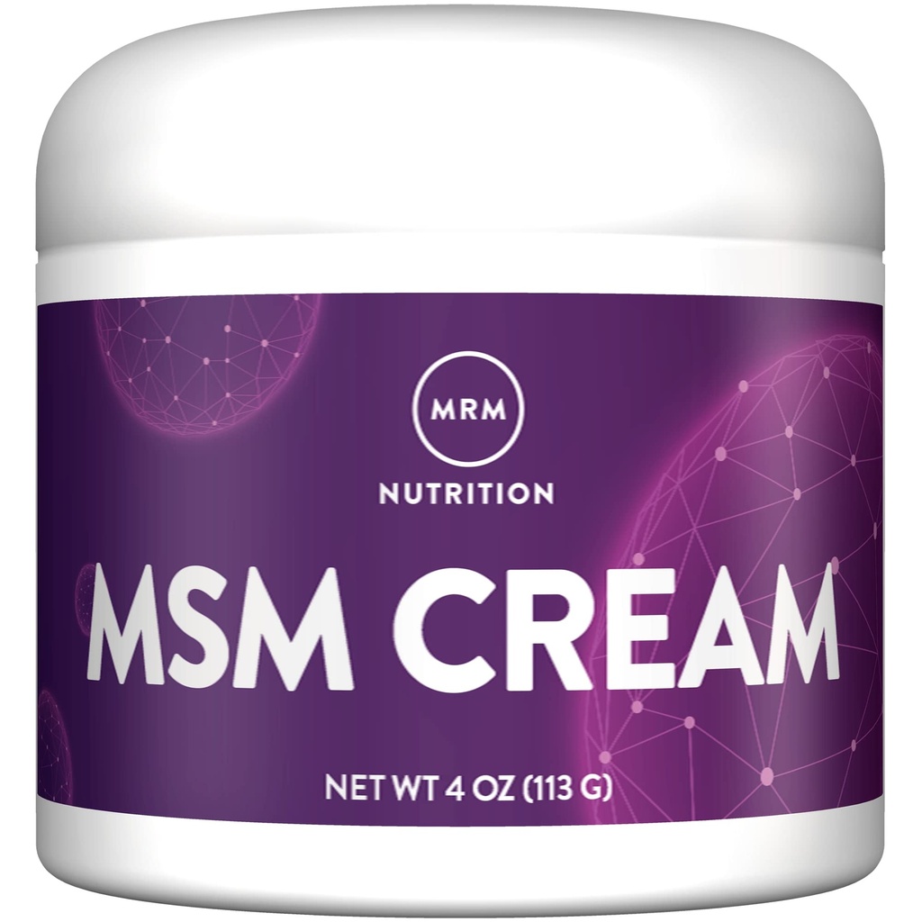 MRM MSM Cream met vitamine A & D -- 4 Oz.