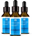 3 Pack - Cerebrozen oordruppels - Cerebrozen, Cerebrozen 24, Cerebrozen 360 Hearing Support, Cerebrozen druppels, Cerebrozen vloeistof, Cerebrozen druppels voor oren, 3 flessen voor 3 maanden