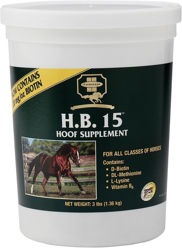 Farnam H.B. 15 Supplément Hoof, 3 livres