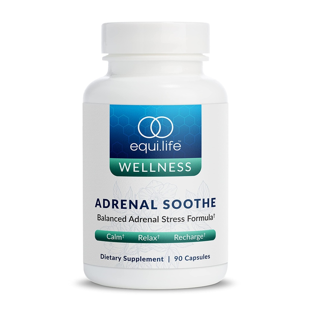 Equilife Herbal Support Supplement met Ashwagandha en L-Theanine, Ontworpen voor dagelijkse algemene wellness, supplementen voor mannen en vrouwen, Glutenvrij, Veganistisch, Dairy Free, Niet GGO, 90 Capsules