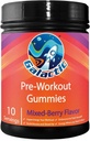 Galactic Pre-Workout Gummies, All Natural, 250mg Cafeïne, Beta-Alanine, L-Citrulline, L-Theanine, Chroom Picolinaat, 10 porties