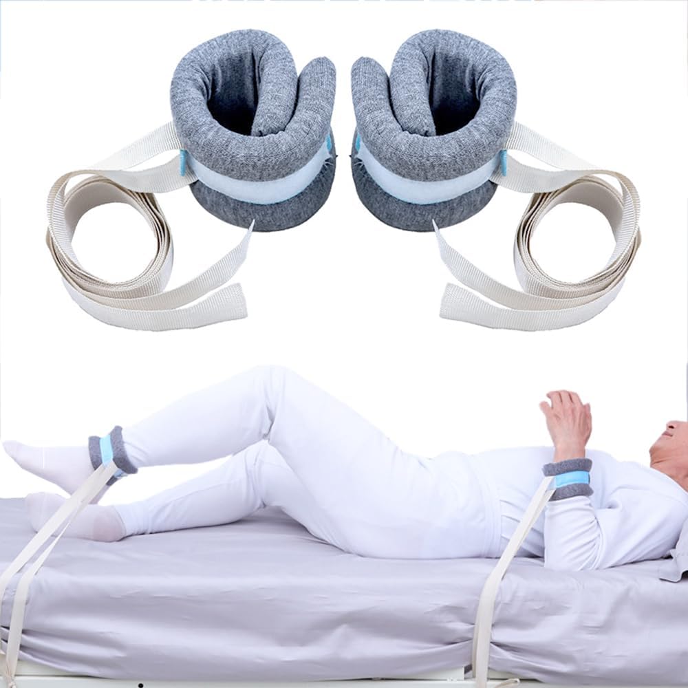 Supports de lit d'hôpital,Patients de retenue médicale Supports de membres,Patients de lit d'hôpital Support de lit pour main, pieds, cheville ou bras Contrôle des contraintes universelles