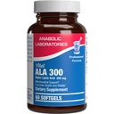 Alpha Lipoïne Acid 300 mg - Clinical Formula ALA Supplement for Liver Eye Brain Mitochondria Energy Antioxidant & nerve Support - Non-GMO Soy Free & Easy to Swallow Softgels - 60 Servers