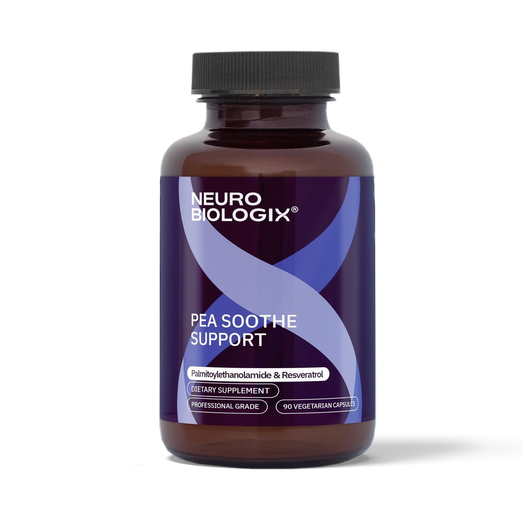 PEA Soothe Ondersteuning Natuurlijke Relief Formula - PEA Supplement met PEA & Resveratrol ter ondersteuning van zenuwfunctie en vermindering van gevoeligheid - bevordert herstel, geestelijke helderheid, energie en dagelijkse balans