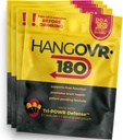 Hangovr 180 Tri-Power voordat Drinken Defense 4 Pack - Ondersteuning van lever en hersenen gezondheid, voelen frisser en betere energie - - Neem voor het drinken voor verlichting, 3 capsules per zak